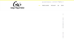 Desktop Screenshot of colesfleamarket.com